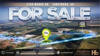 Plus de détails pour 3750 Moore Rd., Jonesboro, AR - Terrain à vendre