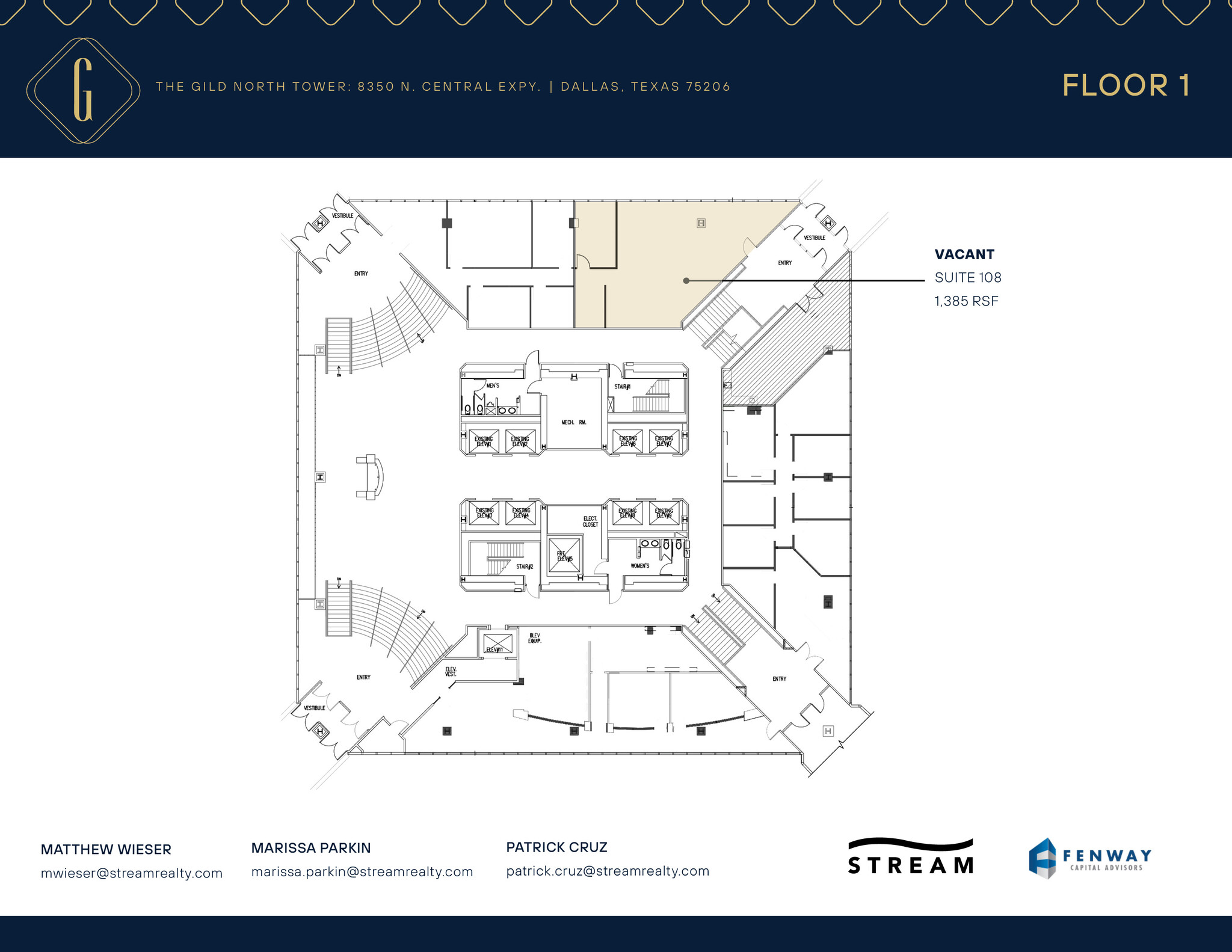 8350 N Central Expy, Dallas, TX for lease Floor Plan- Image 1 of 1