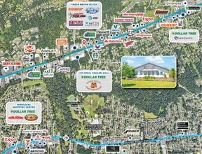 310 US 22, Green Brook, NJ - AERIAL map view