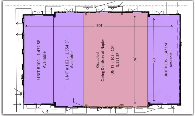 2772 Santa Barbara Blvd, Naples, FL à louer - Plan d’étage - Image 3 de 11