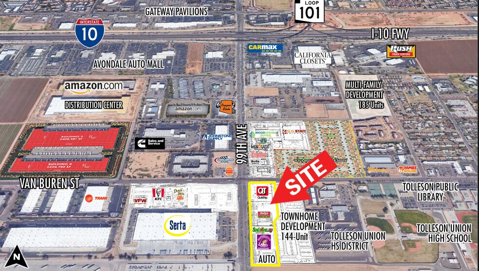 SEC 99th & Van Buren St ave, Tolleson, AZ à louer - Photo du bâtiment - Image 2 de 5