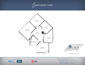 5757 Alpha Rd, Dallas, TX à louer Plan d’étage- Image 1 de 1