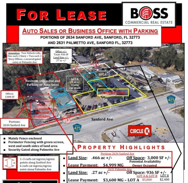 Plus de détails pour 2634 Sanford Ave, Sanford, FL - Commerce de détail à louer