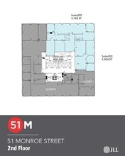 51 Monroe St, Rockville, MD à louer Plan d’étage- Image 2 de 2