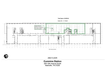 209 10th Ave S, Nashville, TN for lease Interior Photo- Image 2 of 2