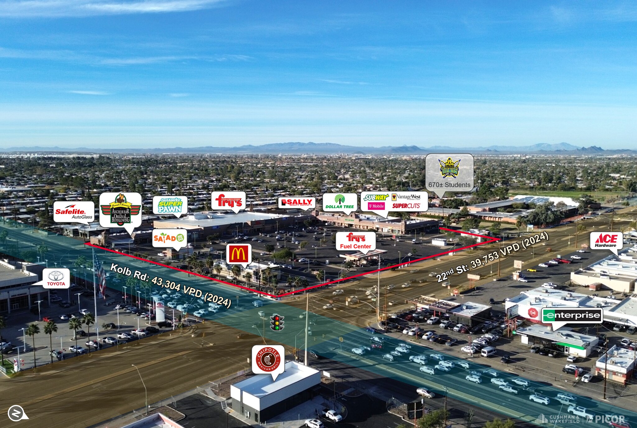 6960-7080 E 22nd St, Tucson, AZ à louer Photo principale- Image 1 de 9