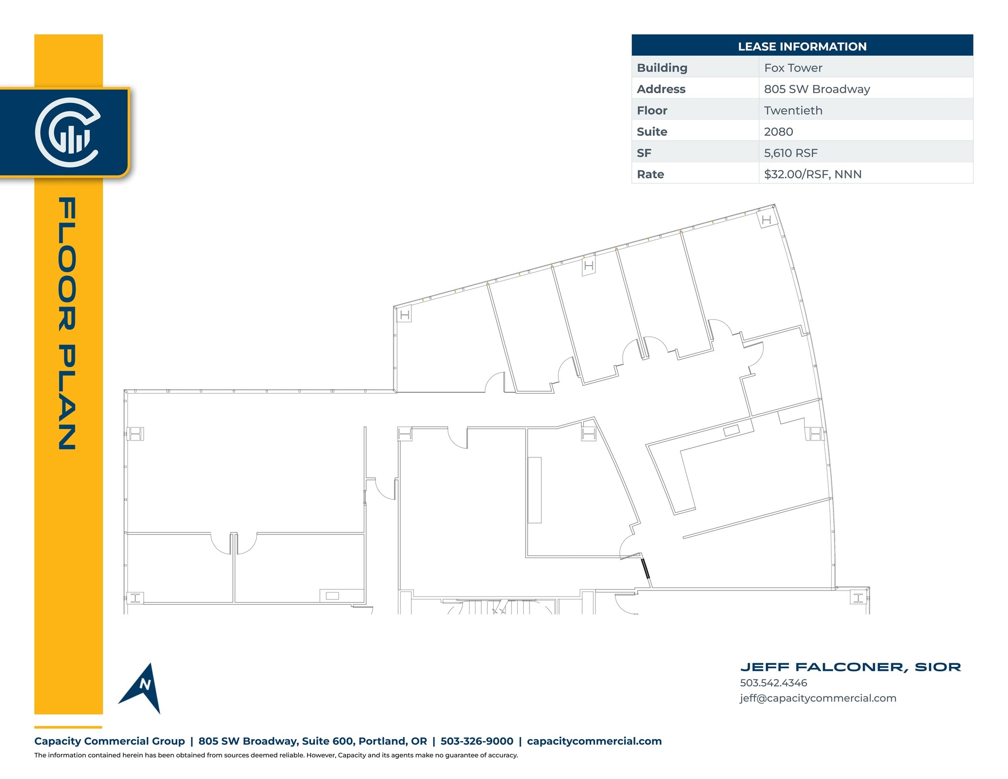 805 SW Broadway, Portland, OR à louer Plan de site- Image 1 de 1