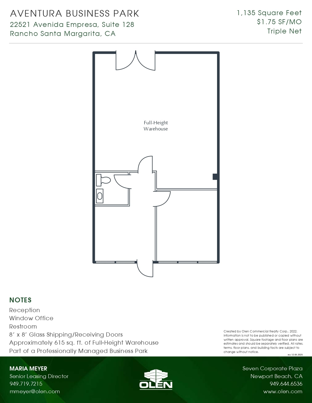 22521 Avenida Empresa, Rancho Santa Margarita, CA for lease Interior Photo- Image 1 of 1