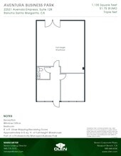 22521 Avenida Empresa, Rancho Santa Margarita, CA for lease Interior Photo- Image 1 of 1