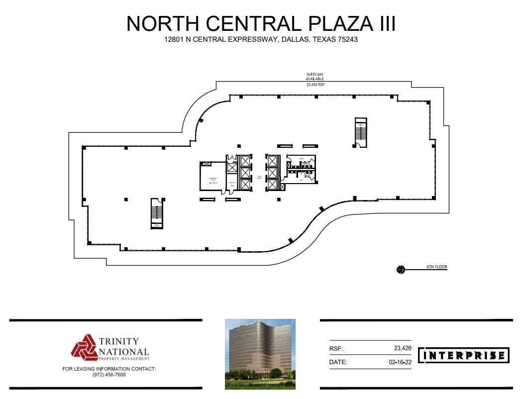 12801 N Central Expy, Dallas, TX for lease Floor Plan- Image 1 of 1