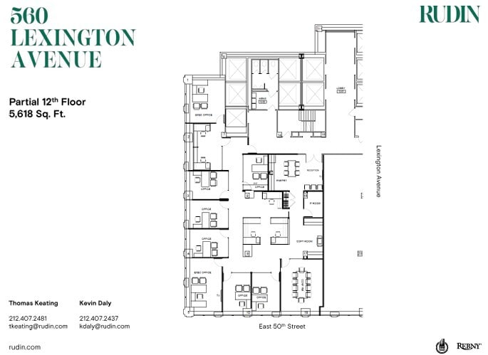 560 Lexington Ave, New York, NY for lease Floor Plan- Image 1 of 1