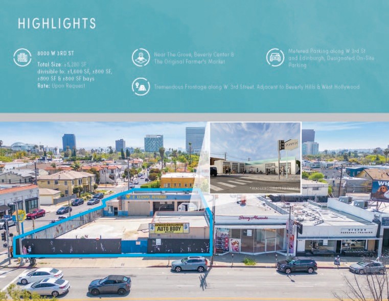 8000 W 3rd St, Los Angeles, CA à louer - Photo du bâtiment - Image 2 de 13