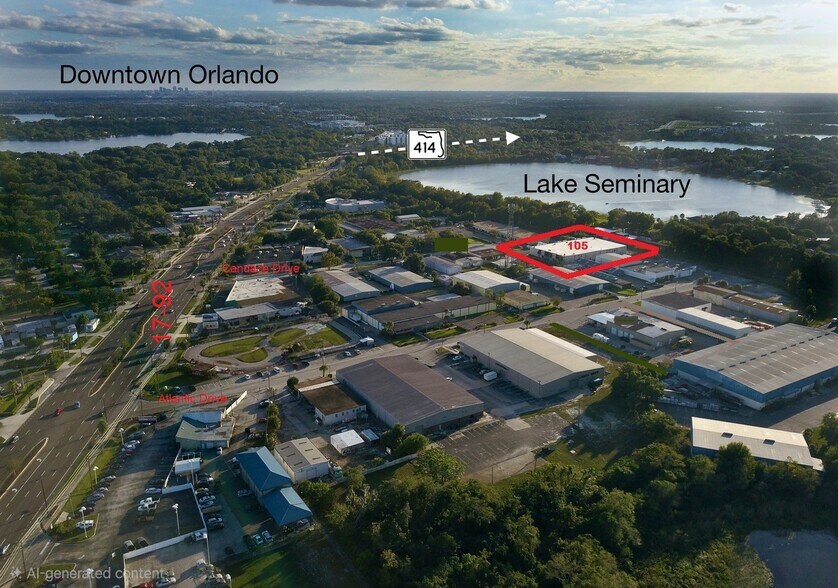 105 Candace Dr, Maitland, FL à louer - Aérien - Image 3 de 3