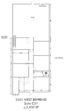 2401 W Behrend Dr, Phoenix, AZ for lease Floor Plan- Image 1 of 1