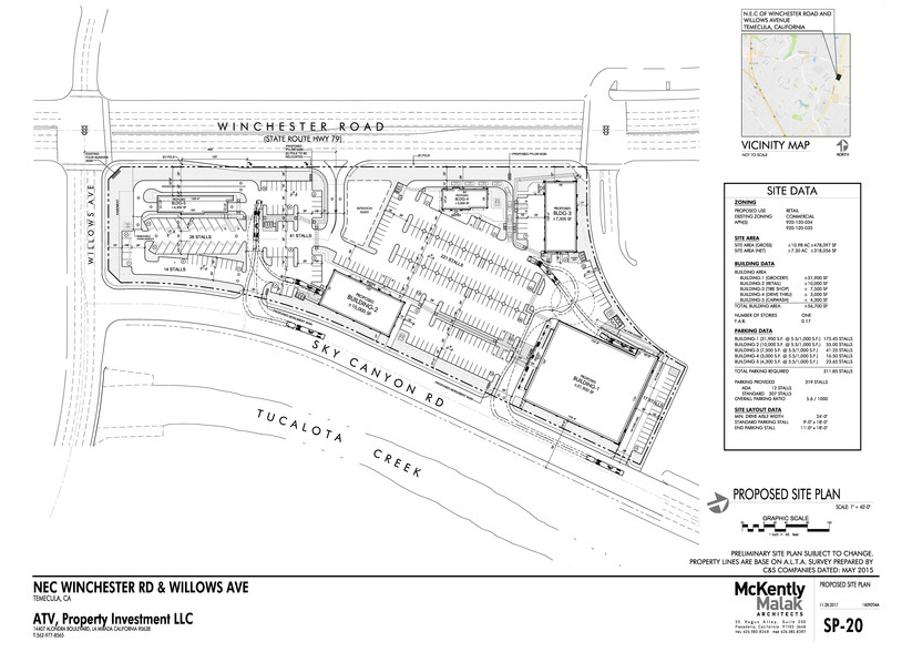 Winchester Rd & Willows Ave, Temecula, CA à louer - Plan de site - Image 3 de 8