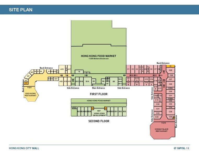 11205-11209 Bellaire Blvd, Houston, TX à louer - Plan de site - Image 3 de 7
