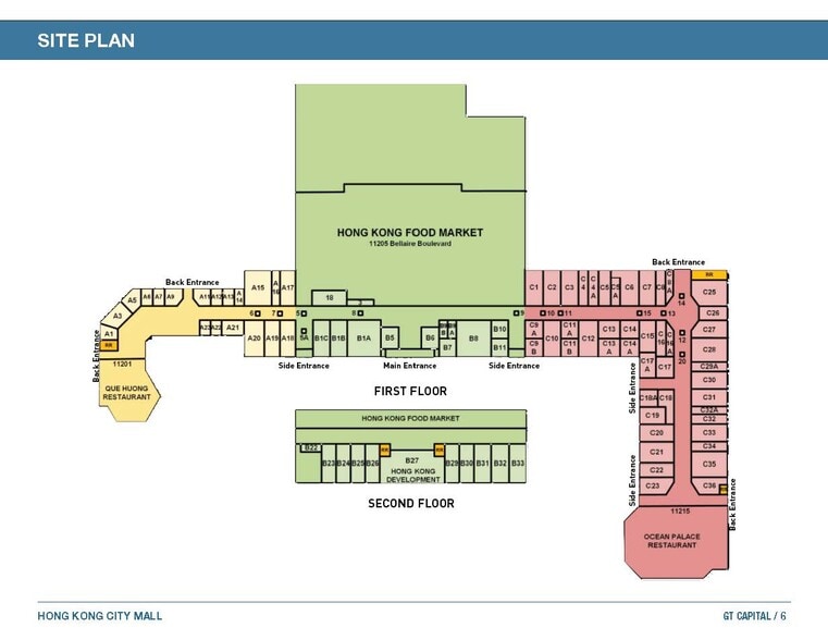 11205-11209 Bellaire Blvd, Houston, TX for lease - Site Plan - Image 3 of 7