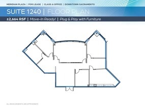 1415 L St, Sacramento, CA à louer Plan d’étage- Image 1 de 1