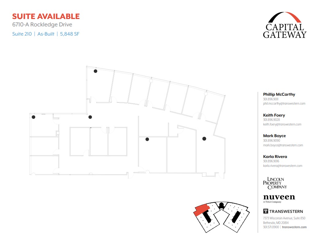 6700 Rockledge Dr, Bethesda, MD for lease Floor Plan- Image 1 of 1