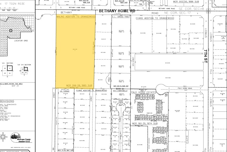 301 E Bethany Home Rd, Phoenix, AZ à vendre - Plan cadastral - Image 3 de 31