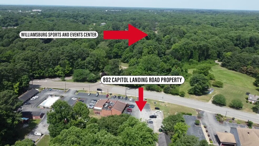 804 Capitol Landing Rd, Williamsburg, VA à vendre - Vidéo sur l’inscription commerciale - Image 3 de 23