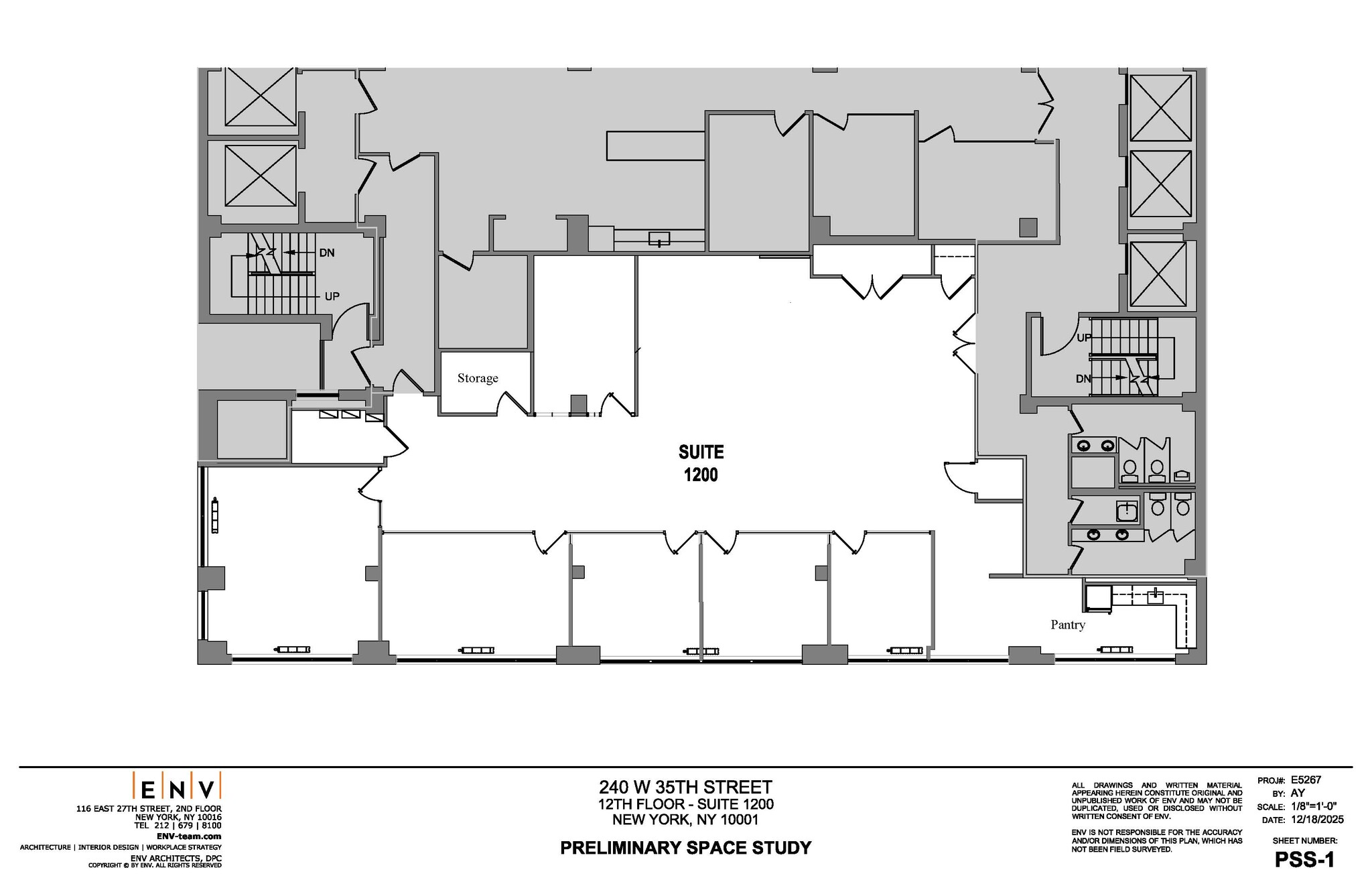 240 W 35th St, New York, NY à louer Plan d’étage- Image 1 de 7