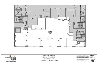 240 W 35th St, New York, NY à louer Plan d’étage- Image 1 de 7
