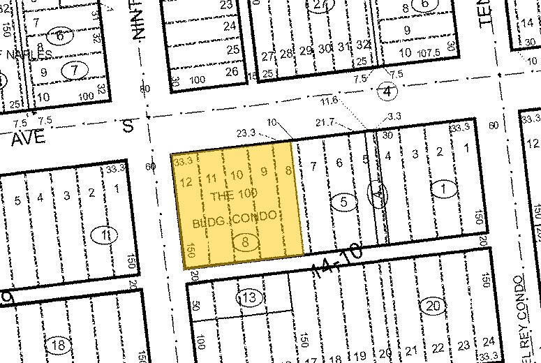 900 6th Ave S, Naples, FL à louer - Plan cadastral - Image 2 de 10