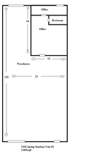 3336 Spring Stuebner Rd, Spring, TX à louer Plan d’étage- Image 1 de 1