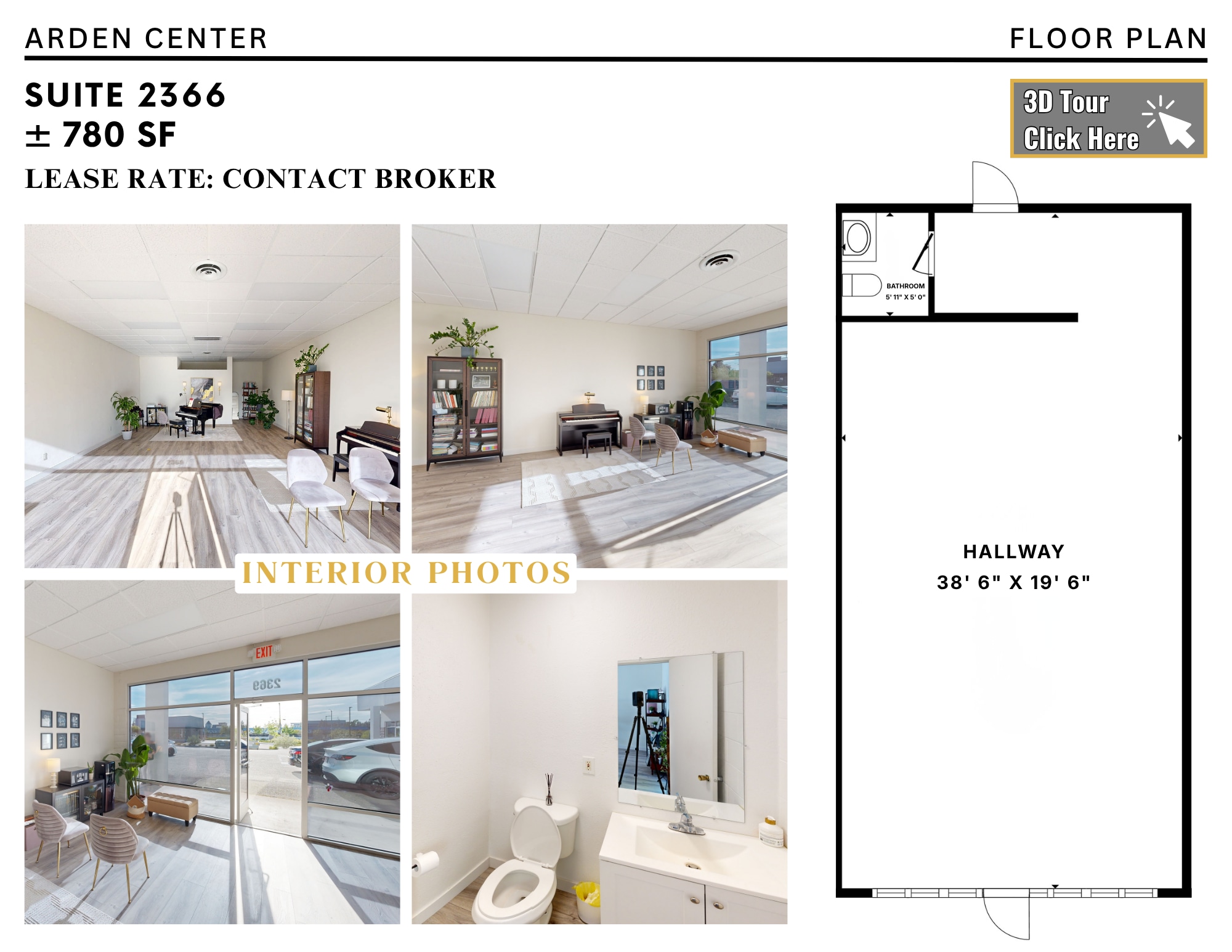2355-2377 Arden Way, Sacramento, CA à louer Photo intérieure- Image 1 de 3