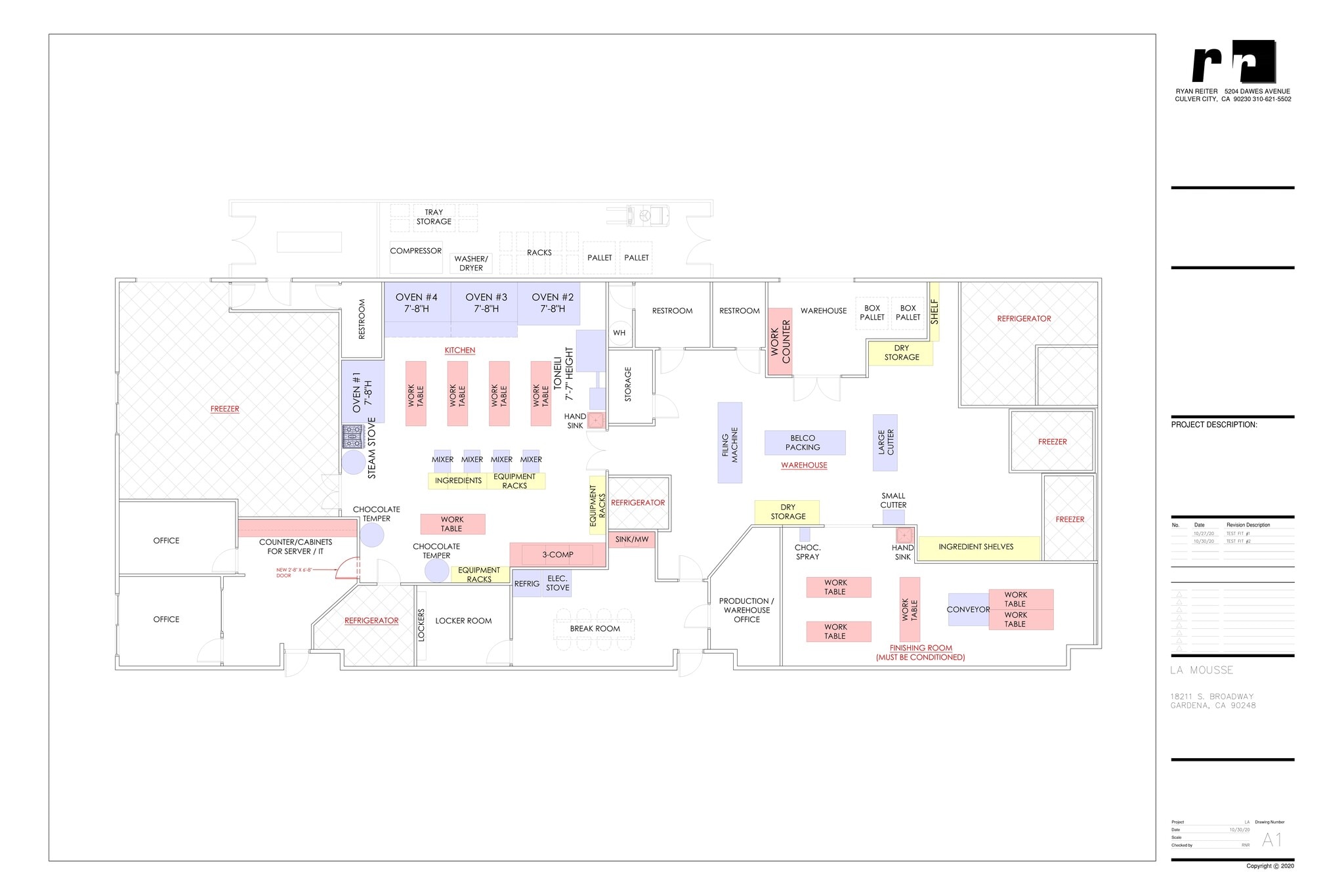 18207 S Broadway, Gardena, CA à louer Plan d’étage- Image 1 de 1
