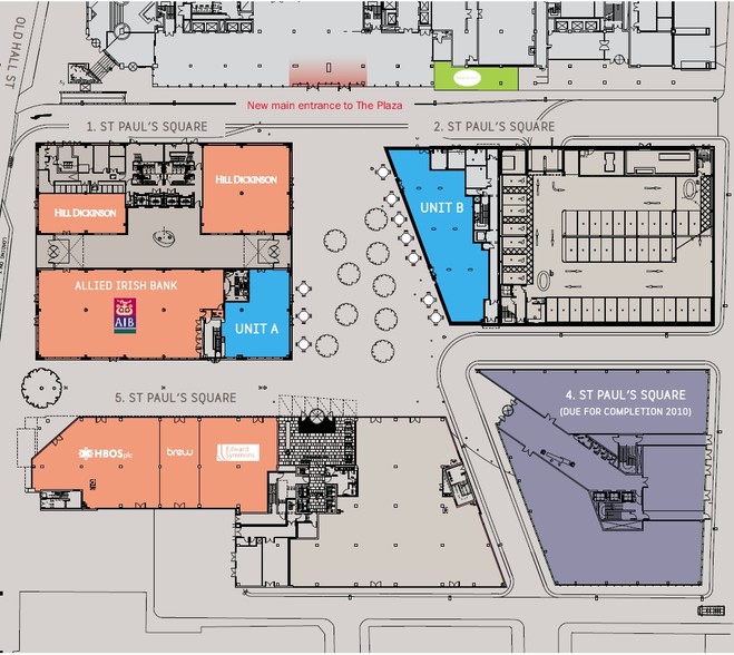 1 St Pauls Sq, Liverpool for lease - Site Plan - Image 1 of 1