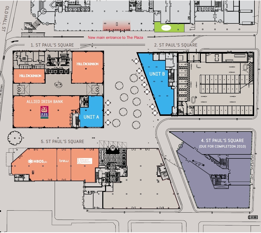 1 St Pauls Sq, Liverpool for lease Site Plan- Image 1 of 2