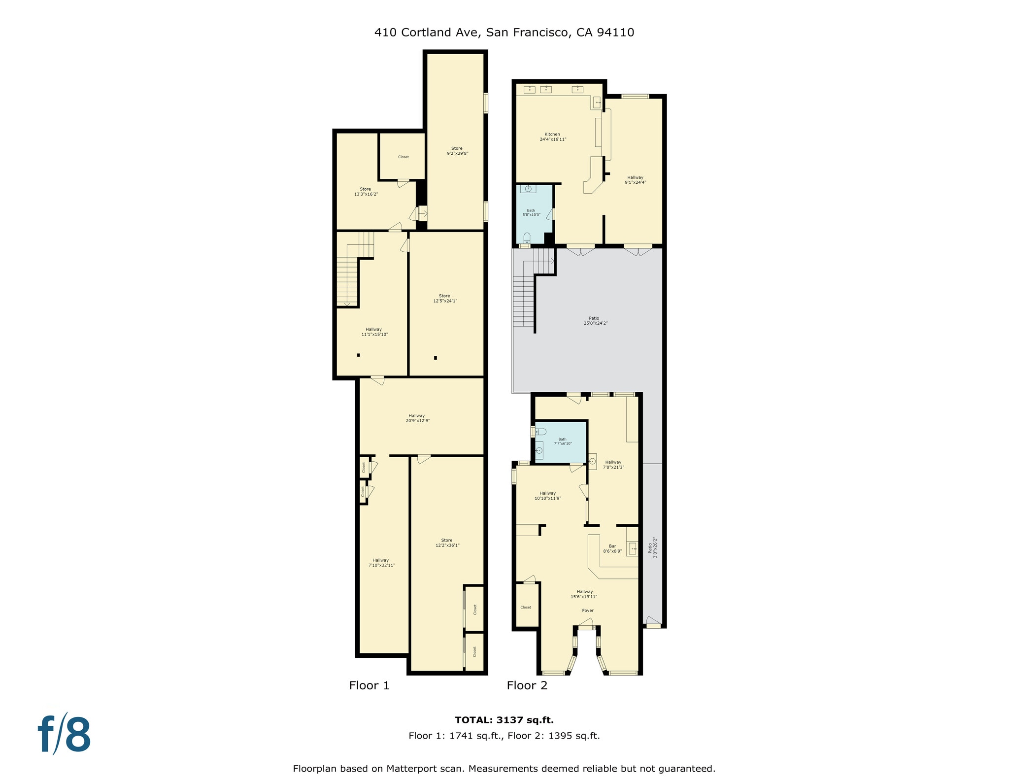 408-412 Cortland Ave, San Francisco, CA for lease Site Plan- Image 1 of 50