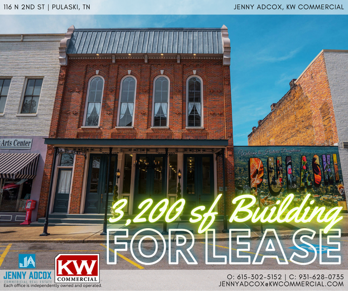 116 N 2nd St, Pulaski, TN for lease - Building Photo - Image 1 of 18