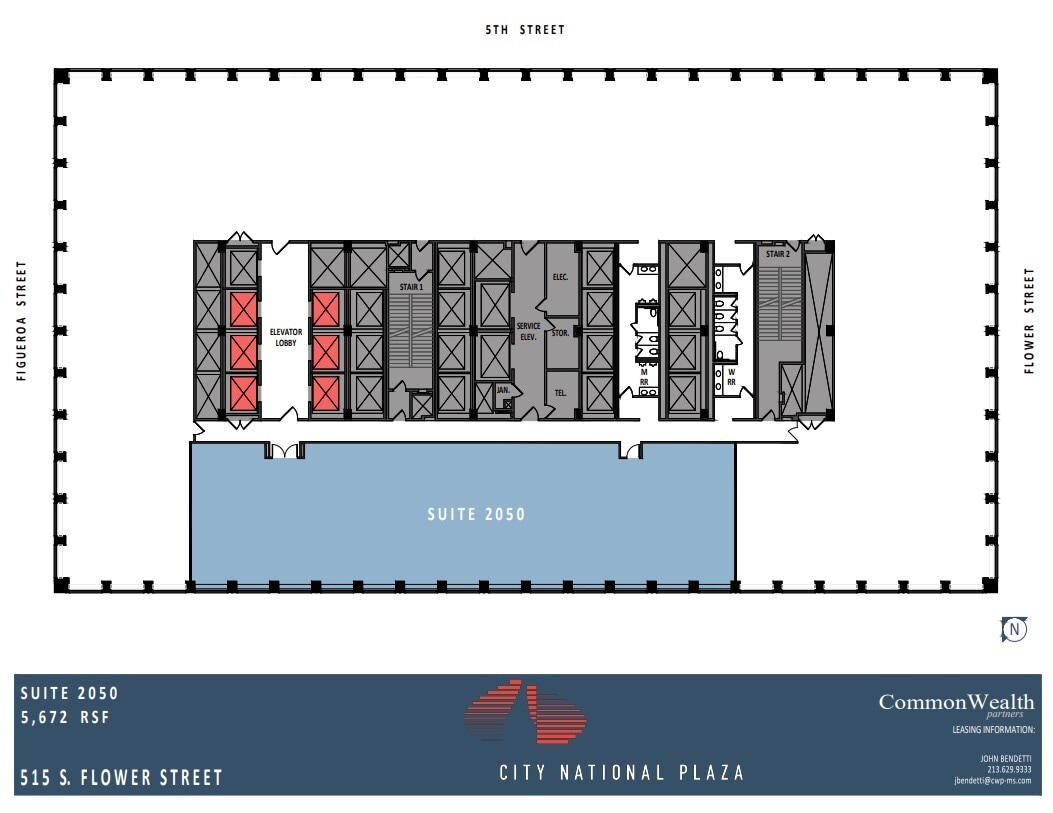 515 S Flower St, Los Angeles, CA for lease Floor Plan- Image 1 of 1