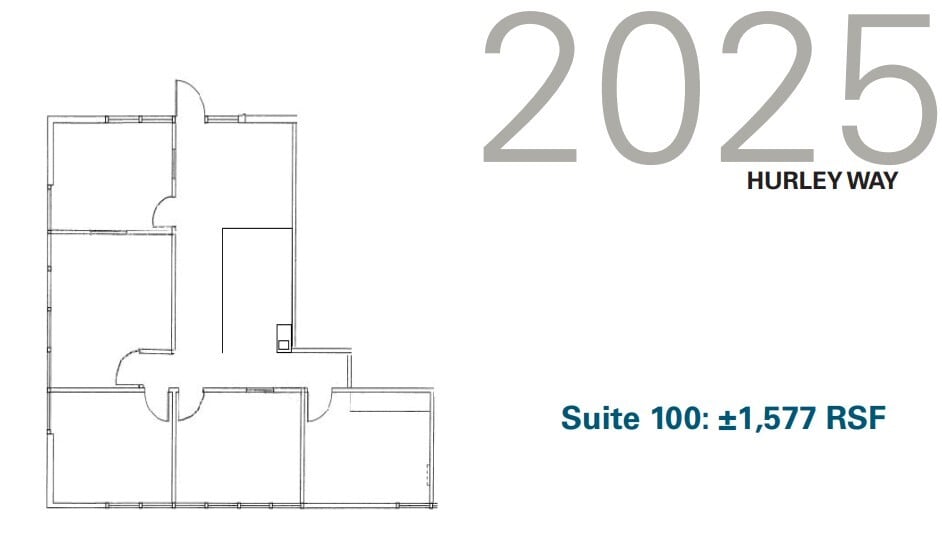 2025 Hurley Way, Sacramento, CA for lease Floor Plan- Image 1 of 1