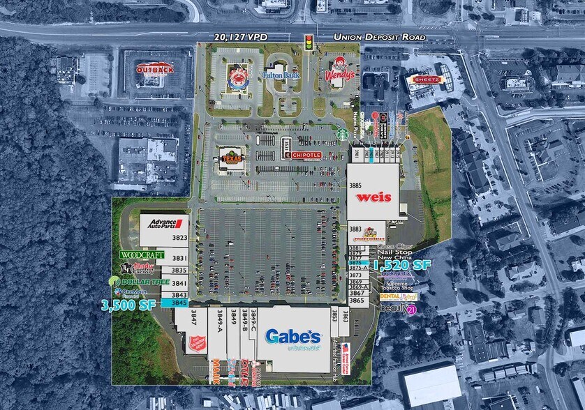 3819-3887 Union Deposit Rd, Harrisburg, PA à louer - Photo du bâtiment - Image 2 de 17