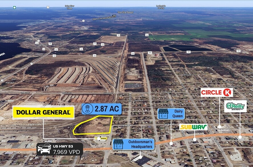 adj. to 1025 3rd Avenue Ave, International Falls, MN à vendre - Photo du bâtiment - Image 3 de 5