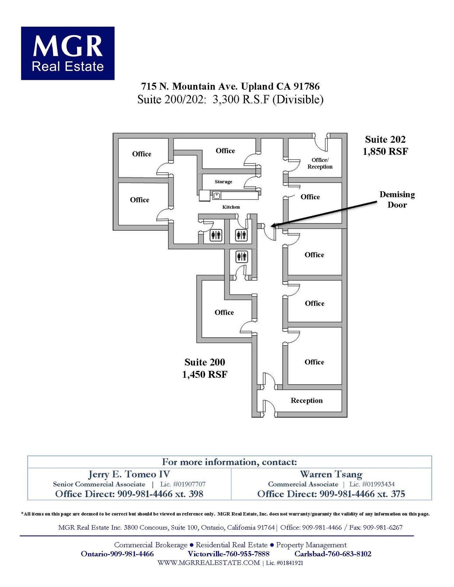 715 N Mountain Ave, Upland, CA for sale Floor Plan- Image 1 of 1