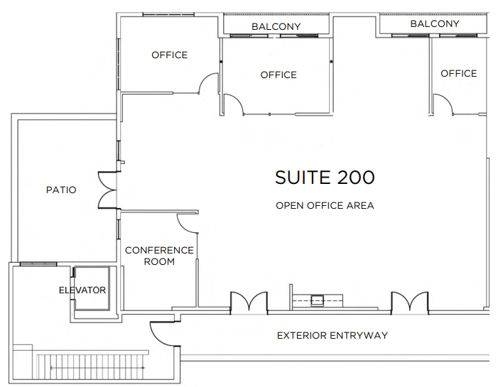 55 Shaver St, San Rafael, CA à louer Plan d’étage- Image 1 de 1