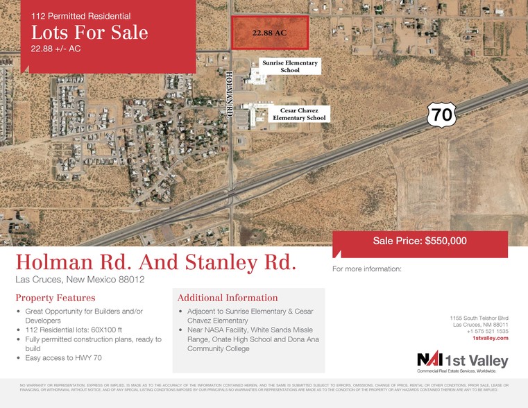 Holman Rd, Las Cruces, NM for sale - Primary Photo - Image 1 of 1