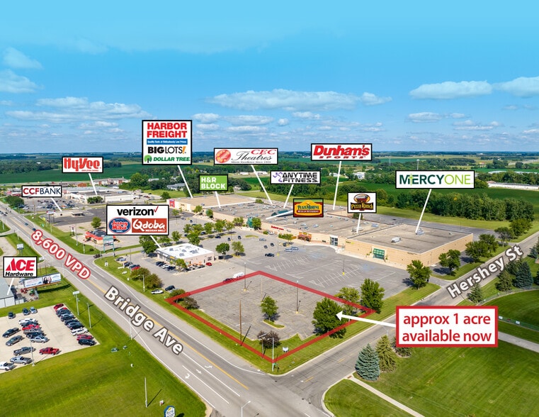 2516 Bridge Ave, Albert Lea, MN for lease - Aerial - Image 1 of 1