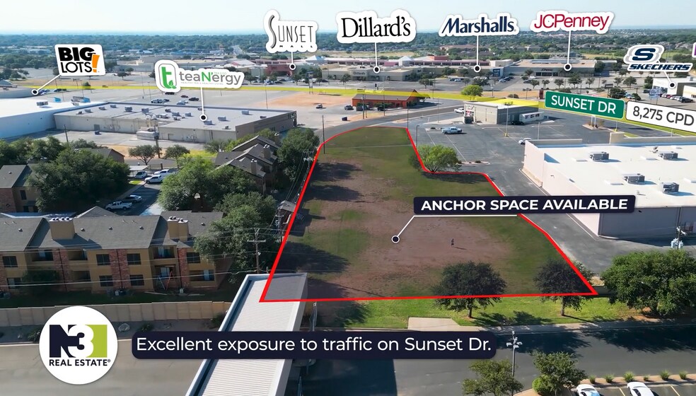 4238 Sunset Dr, San Angelo, TX à louer - Photo du bâtiment - Image 2 de 6