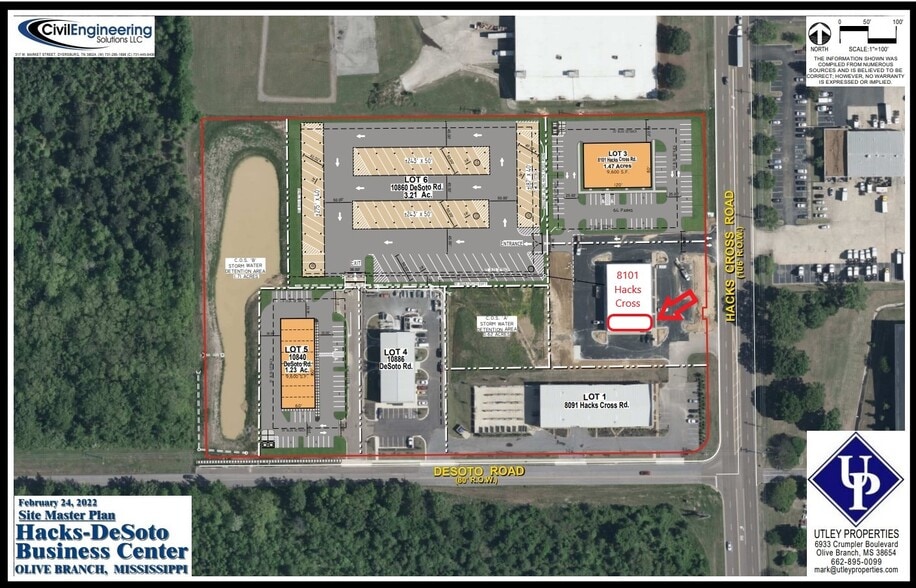 8101 Hacks Cross Rd, Olive Branch, MS for lease - Building Photo - Image 1 of 1