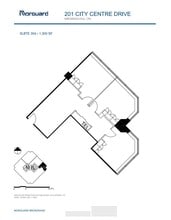 201 City Centre Dr, Mississauga, ON for lease Floor Plan- Image 1 of 1