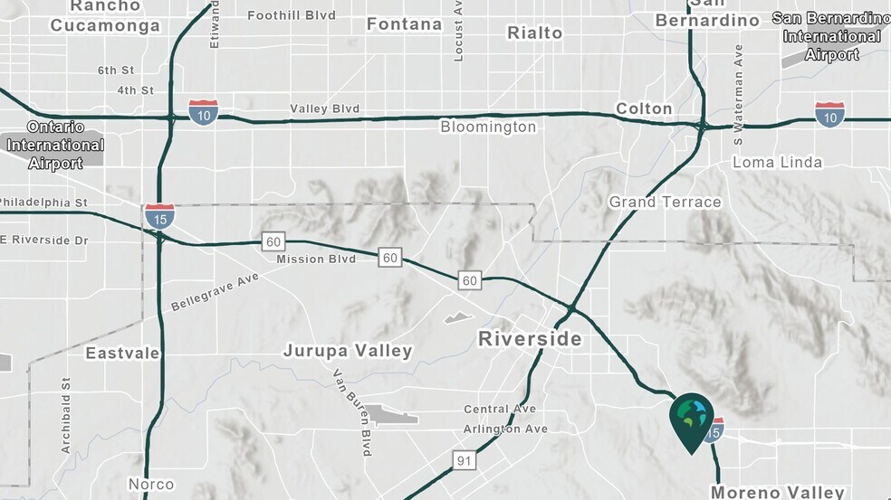 6335 Sycamore Canyon Blvd, Riverside, CA à louer - Aérien - Image 2 de 2