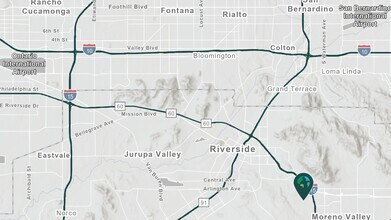 6335 Sycamore Canyon Blvd, Riverside, CA - Aérien  Vue de la carte