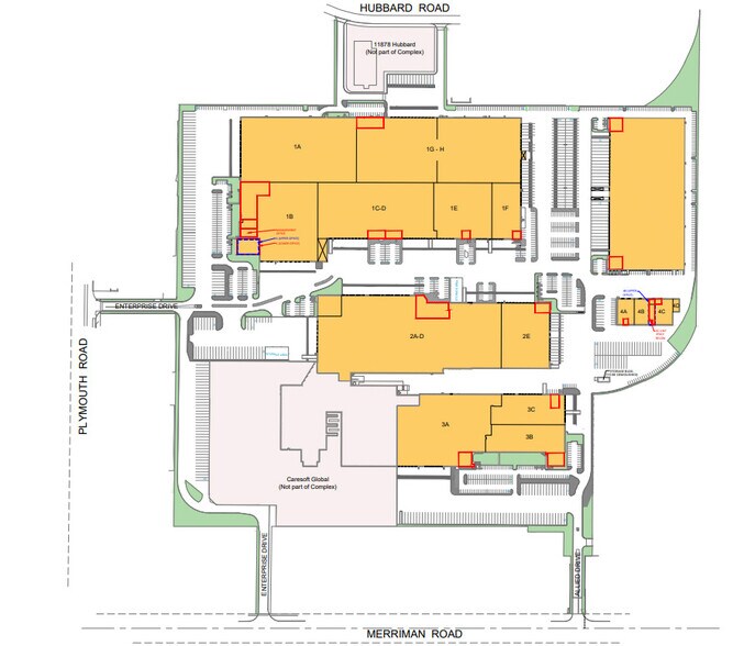 31742 Enterprise Dr, Livonia, MI à louer - Plan de site - Image 2 de 5