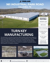 981 Industrial Park Rd, Columbia, TN à louer Photo intérieure- Image 1 de 2